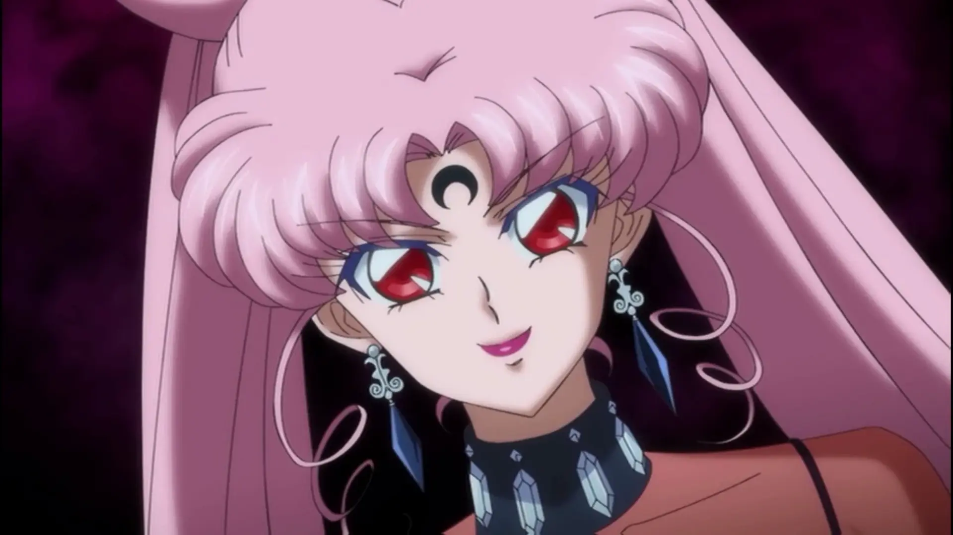 black lady sailor moon