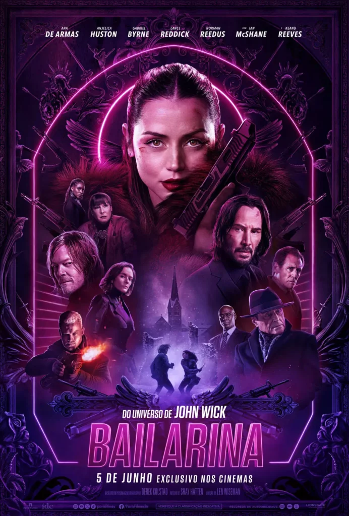 Bailarina | Spin-off de John Wick ganha trailer inédito Bailarina