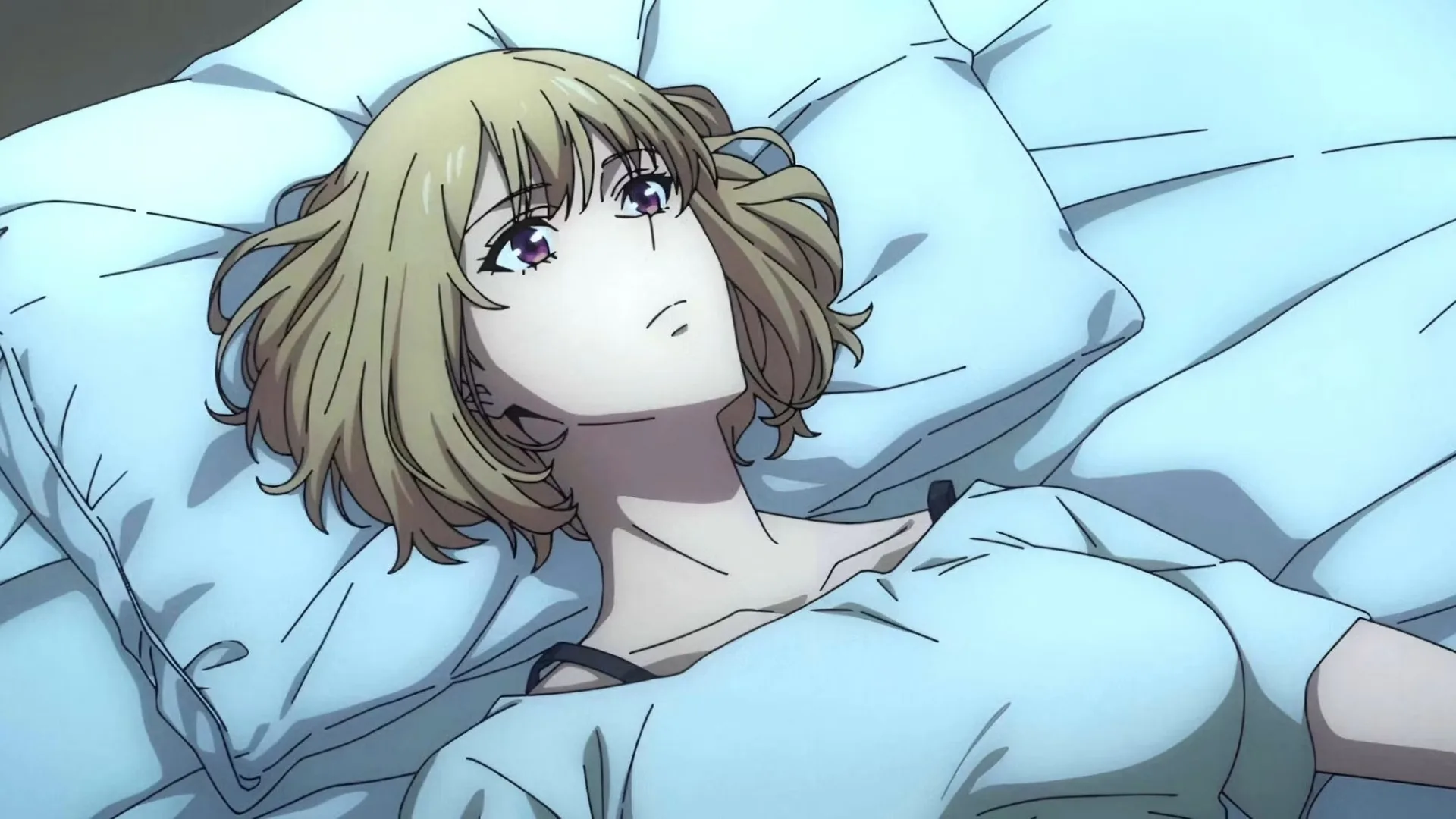 solo leveling cha hae in lying in beddget