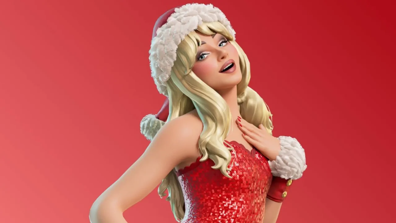 SKIN NATALINA DA SABRINA CARPENTER NO FORTNITE