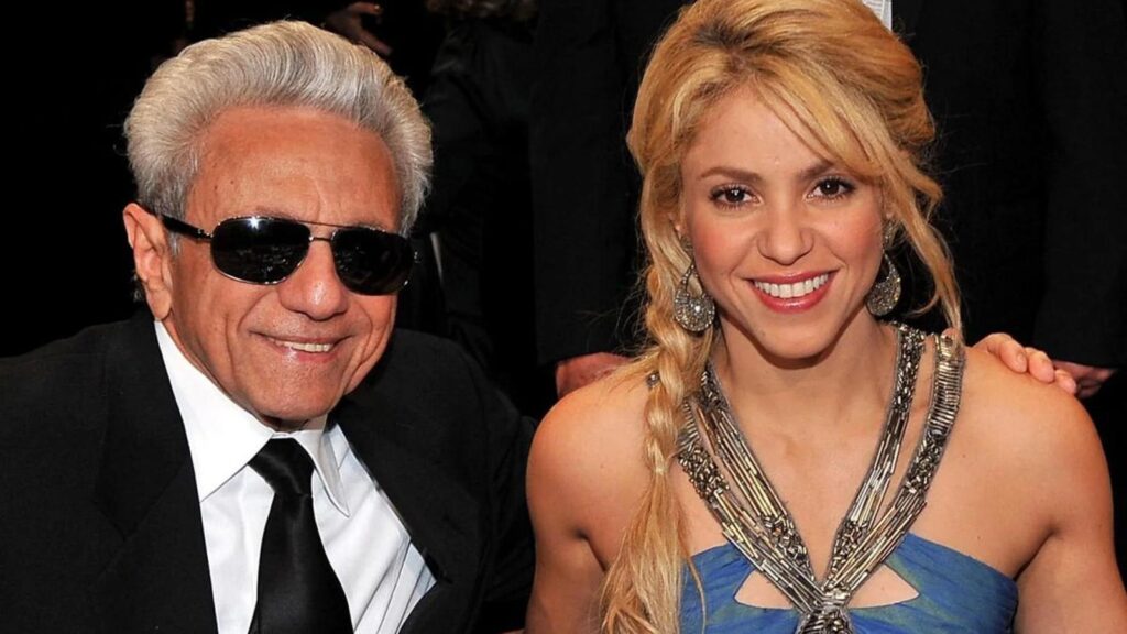 Shakira e seu pai