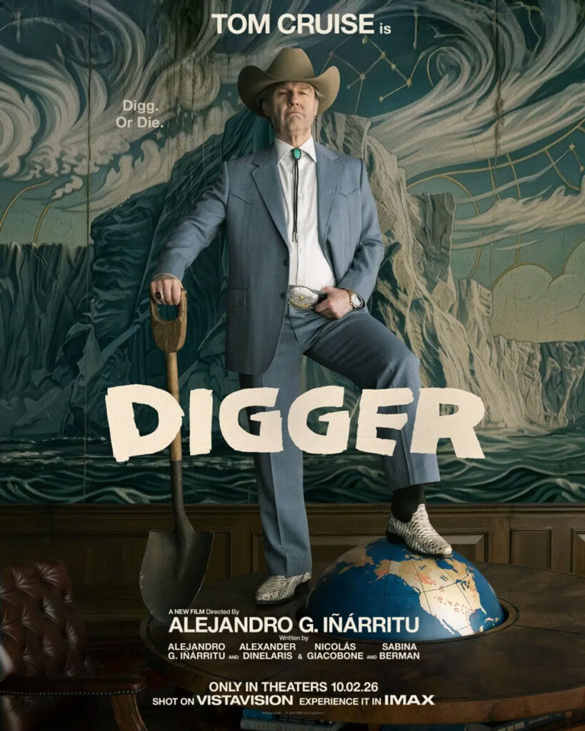 Digger tem Tom Cruise irreconhecível em seu 1º trailer; veja 2 Digger